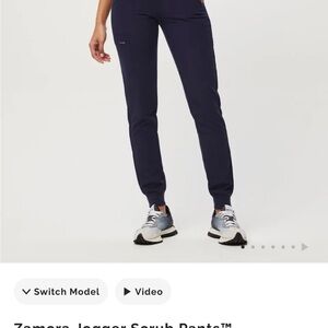 Figs Navy Jogger Scrub Pants